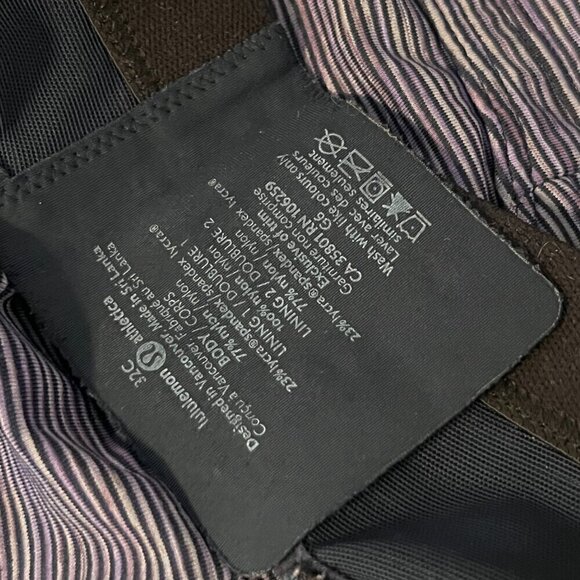 Lululemon Run Sports Bra 32C Purple - Picture 8 of 9